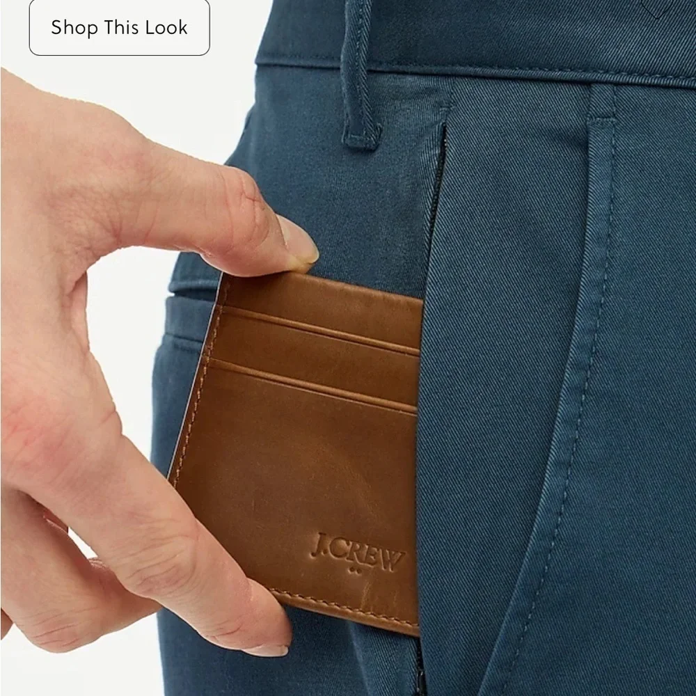 J crew Slim-fit TruTemp365® chino pant deep midnight